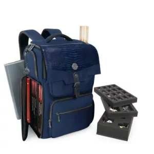 ENHANCE Collector's Edition DnD Backpack - DM Bag, fits 6-8 Books (Dragon Blue)-ENTTCFR200BLEW
