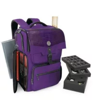 ENHANCE Collectors Edition DnD Backpack - DM Bag, 6-8 könyvhöz (Dragon Purple)