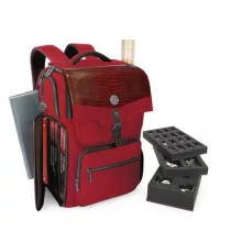ENHANCE Collector's Edition DnD Backpack - DM Bag, fits 6-8 Books (Dragon Red)-ENTTCFR200RDEW