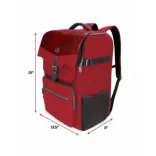 ENHANCE Collector's Edition DnD Backpack - DM hátizsák, 6-8 könyvhöz (Dragon Red)