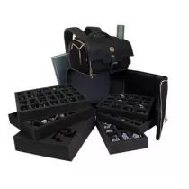 ENHANCE Miniature Painting Storage Backpack - Case for Minis, Paint, and Brushes-ENTTCFV100BKEW