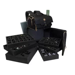 ENHANCE Miniature Painting Storage Backpack - Case for Minis, Paint, and Brushes-ENTTCFV100BKEW
