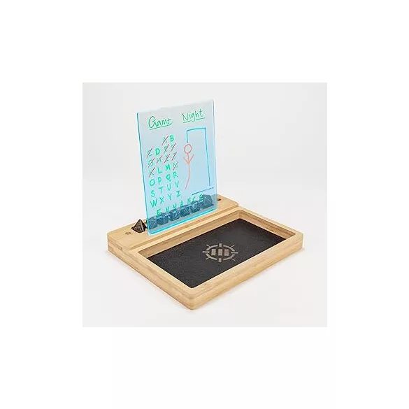 ENHANCE LED Writing Score Board & Dice Tray for Games - 4 színes markerkészlettel