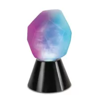 ENHANCE Tabletop Crystal Lamp - Crystal Light with Swirling RGB Lighting-ENTTLC1100MCEW