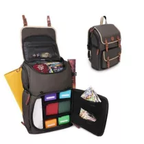 ENHANCE Designer Edition Mid-Size Trading Card Storage Box Backpack Grey-ENBCCBK608GREW