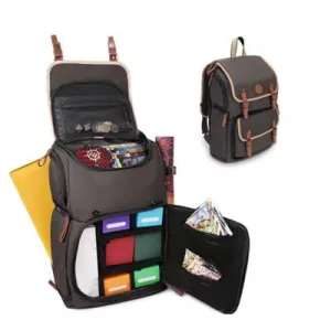 ENHANCE Designer Edition Mid-Size Trading Card Storage Box Backpack Grey-ENBCCBK608GREW