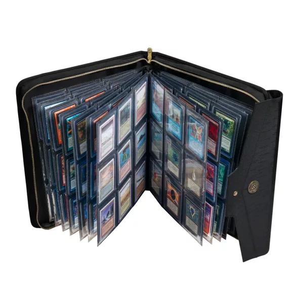 ENHANCE Tabletop Trading Card Album-ENTTCFL100BKEW