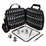 ENHANCE Tabletop Miniature Figure Paint Case - Black festék- és ecsettároló tok