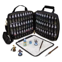 ENHANCE Tabletop Miniature Figure Paint Case - Black festék- és ecsettároló tok