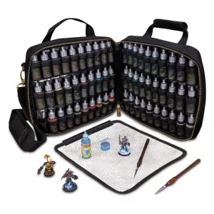 ENHANCE Tabletop Miniature Figure Paint Case - Black festék- és ecsettároló tok