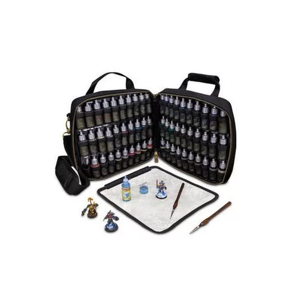 ENHANCE Tabletop Miniature Figure Paint Case - Black festék- és ecsettároló tok