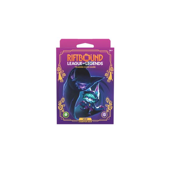 Riftbound: League of Legends TCG - Unleashed Champion Deck Vex Display (4 decks) - EN-RB-03PD02-EN