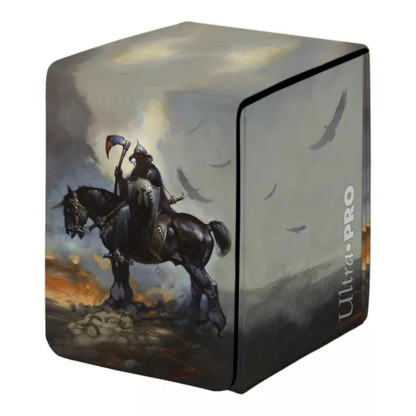 UP - Frank Frazetta - "Death Dealer” ALCOVE® FLIP DECK BOX® for Tabletop Gaming-15675