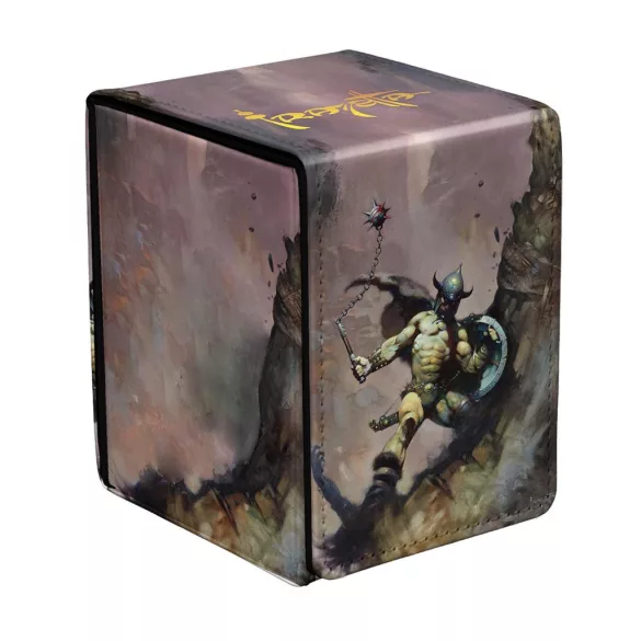 UP - Frank Frazetta - "Warrior with Ball and Chain" ALCOVE® FLIP DECK BOX® for Tabletop Gaming-16752