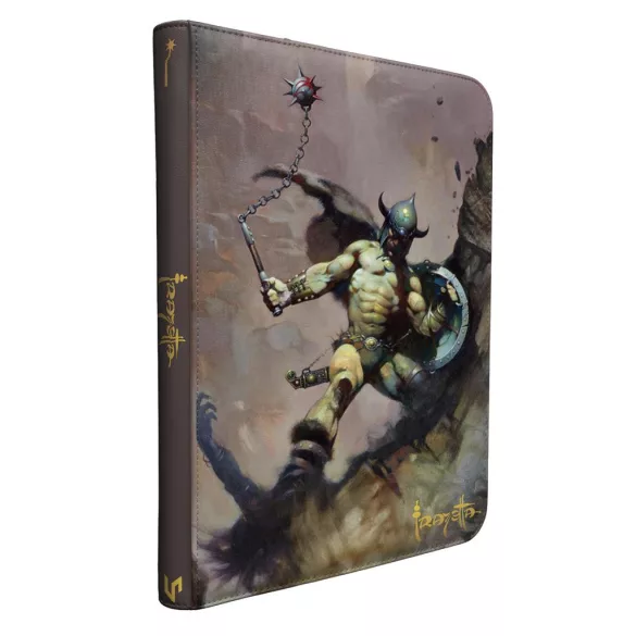 UP - Frank Frazetta - "Warrior with Ball and Chain" 9-Pocket Zippered Premium PRO-BINDER-16753