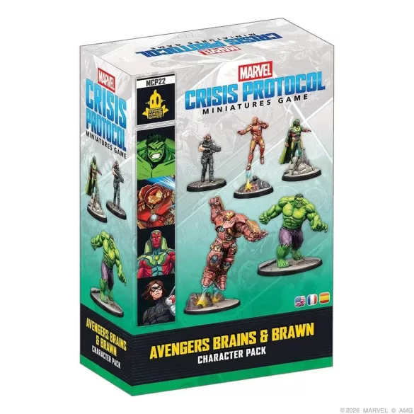Marvel: Crisis Protocol - Avengers Brains & Brawn Character Pack - EN-MCP22