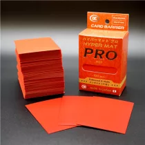 KMC Standard Sleeves - Hyper MAT PRO Red (100 Sleeves)-