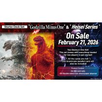Godzilla Card Game Starter Deck Set "Godzilla Minus One" & "Heisei Series" - EN-GZCGE-SDS01
