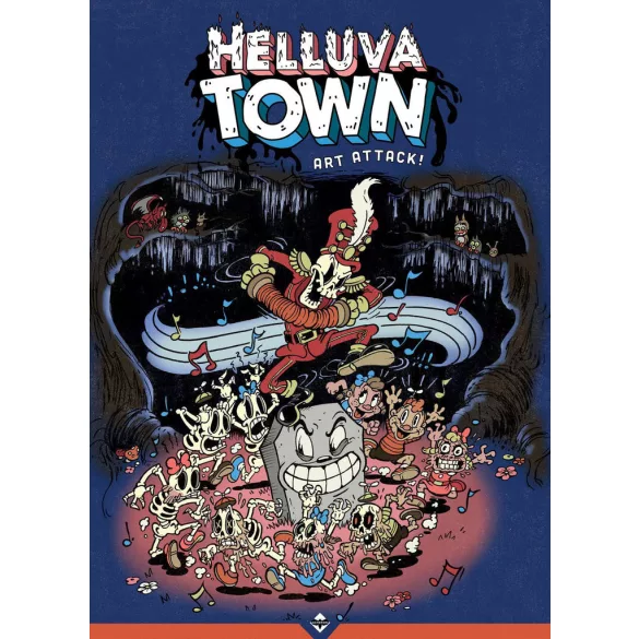 Helluva Town RPG: Art Attack! artbook és szerepjáték-kiegészítő - angol kiadás