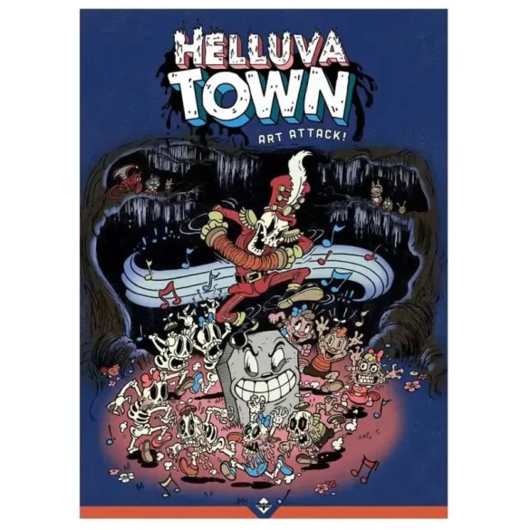 Helluva Town RPG: Art Attack! artbook és szerepjáték-kiegészítő - angol kiadás