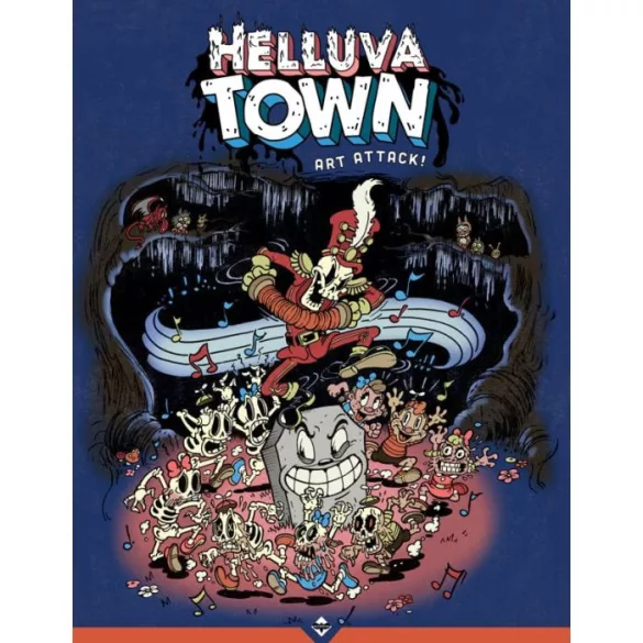 Helluva Town RPG: Art Attack! artbook és szerepjáték-kiegészítő - angol kiadás