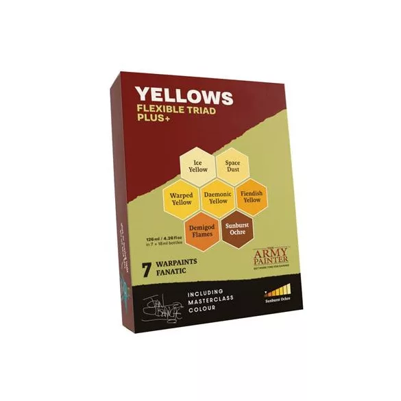 The Army Painter - Warpaints Fanatic: Flexible Triad PLUS+: Yellows-WP8090P
