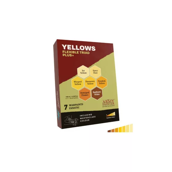 The Army Painter - Warpaints Fanatic: Flexible Triad PLUS+: Yellows festékkészlet