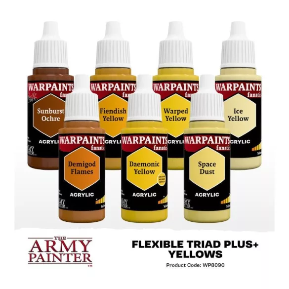 The Army Painter - Warpaints Fanatic: Flexible Triad PLUS+: Yellows festékkészlet