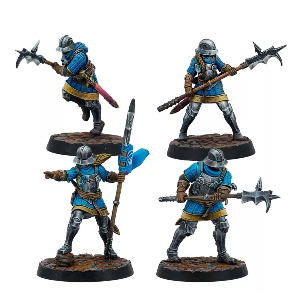 Warcrow Feudom Guisarmiers miniatűr - angol kiadás