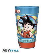DRAGON BALL - Large Glass - 400ml - Goku & the Flying Nimbus - box-ABYVER312