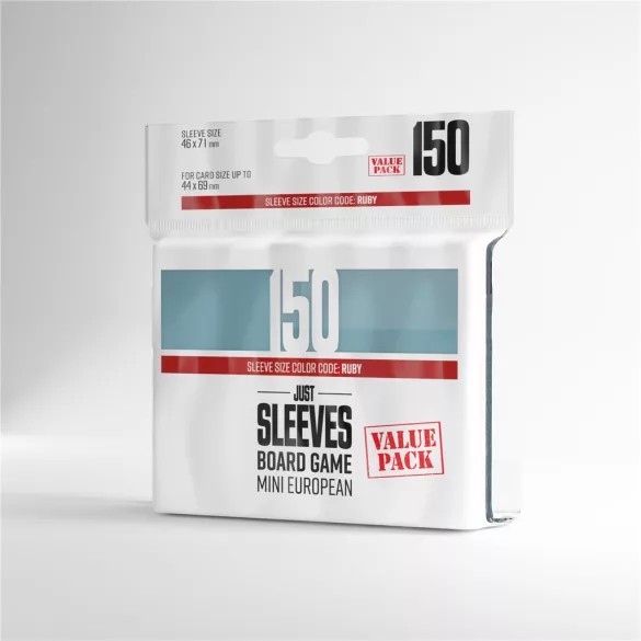 Gamegenic - Just Sleeves - Mini European Value Pack (150)-GGX10027ML