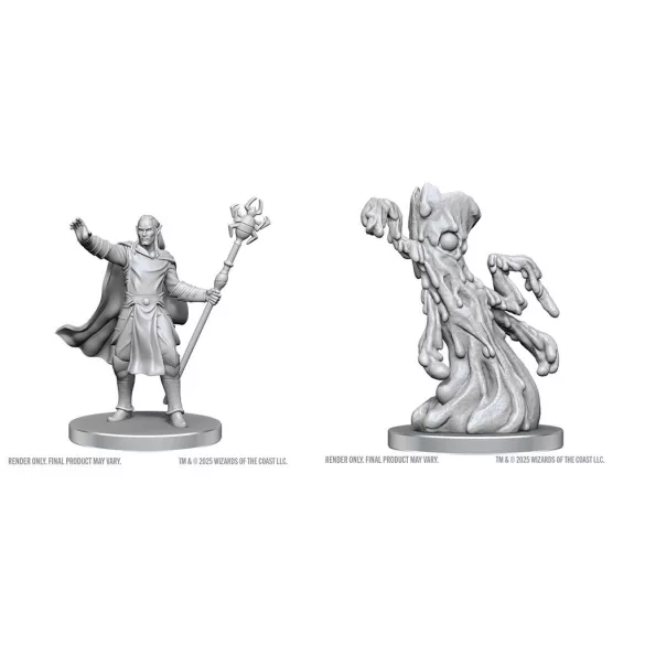 D&D Nolzur's Marvelous Miniatures: Drow Mage & Yochlol-90858