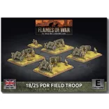18/25pdr Gun Battery (x4 guns) miniatűra szett – 4 löveg