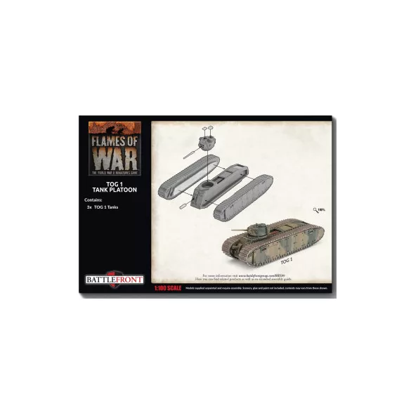TOG I Tank Platoon (x3) miniatűr szett