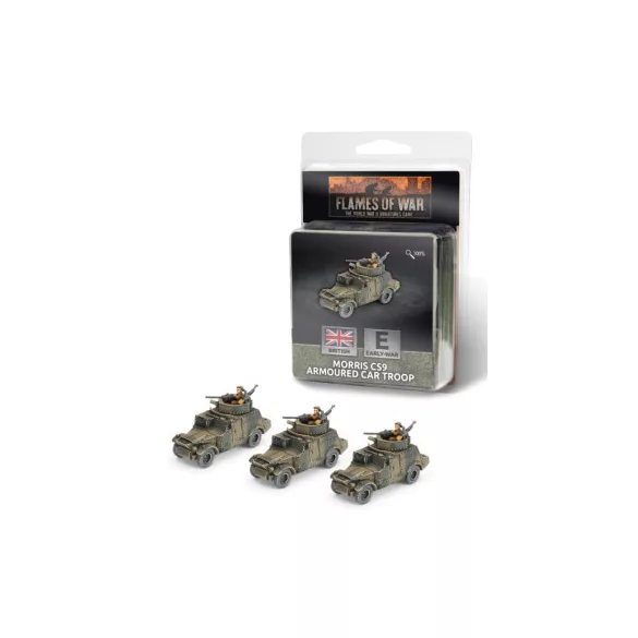 Morris CS9 Armoured Car Troop (x3) miniatűra szett