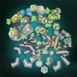 Deep Rock Galactic: Plastic Tokens (Biome & Space Rig) társasjáték kiegészítő