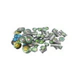 Deep Rock Galactic: Plastic Tokens (Biome & Space Rig) társasjáték kiegészítő