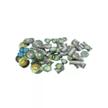 Deep Rock Galactic: Plastic Tokens (Biome & Space Rig) társasjáték kiegészítő
