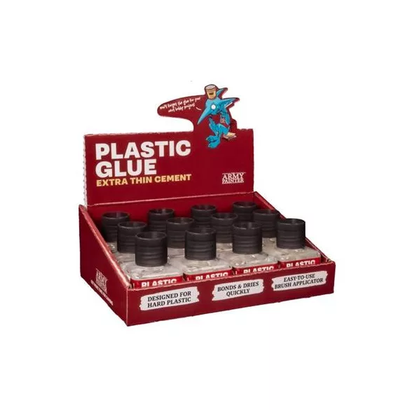 The Army Painter - Thin Plastic Glue (Countertop Display 12 pcs)-GL2018P