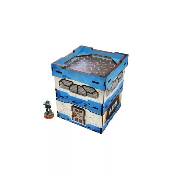 District 5 Guardhouse (1) PREPAINTED (blue)-H00099