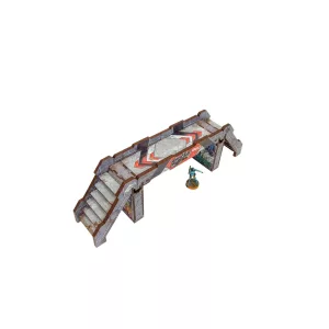 Precinct Sigma Bridges & Stairs PREPAINTED (grey)-H00154