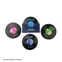 Set of 4 coasters - Hunters and demons Soundtrack - KPop Demon Hunters-CR4120