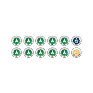 N4 Infinity Tokens Regular Orders Green (12)-P00266