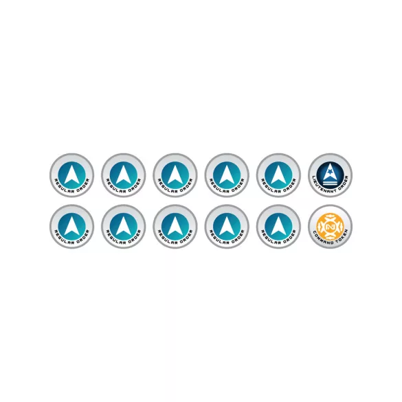 N4 Infinity Tokens Regular Orders Blue (12)-P00267