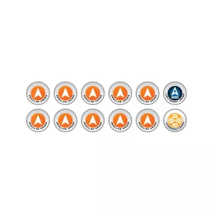 N4 Infinity Tokens Regular Orders Orange (12)-P00268