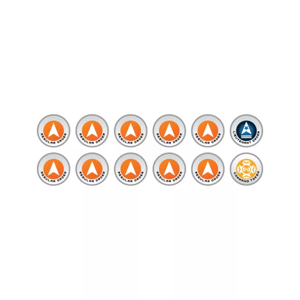 N4 Infinity Tokens Regular Orders Orange (12)-P00268