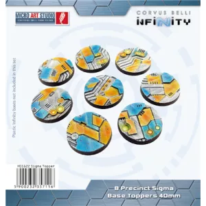 Precinct Sigma Base Topper Round 40mm (8)-H05122