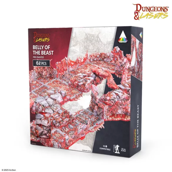 Dungeons & Lasers - Belly of the Beast Pre-painted - EN-DNL0136
