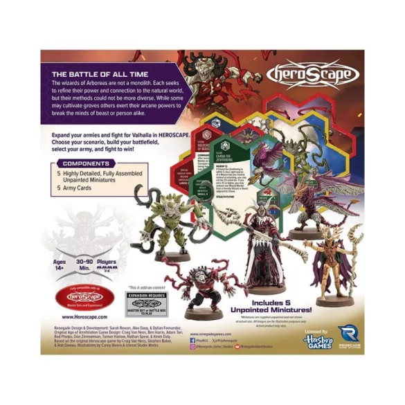 Heroscape Heroes of Aboreas Army Expansion - EN