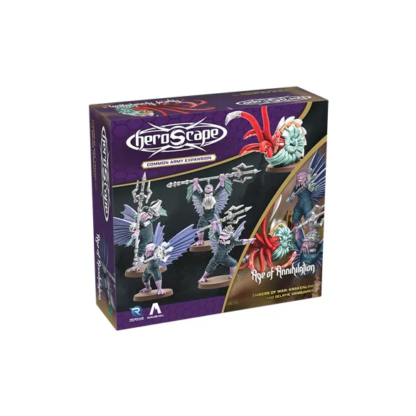 Heroscape Krakenling and Gelryie Vanguards Army Expansion - EN-RGS02839
